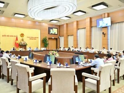 Một phiên họp của Ủy ban Thường vụ Quốc hội.