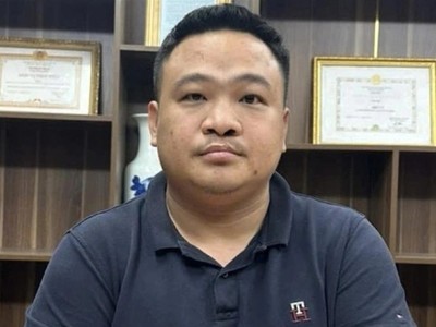 Đối tượng cầm đầu đường dây là Trần Quang Đạo, bị khởi tố 2 tội danh. Ảnh: Bộ Công an