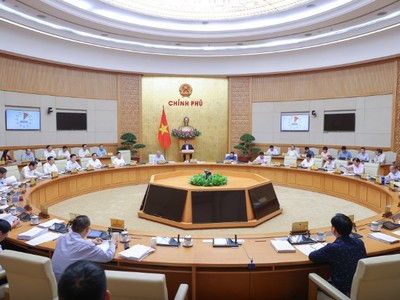Thủ tướng Chính phủ Phạm Minh Chính chủ trì phiên họp Chính phủ thường kỳ tháng 8/2025.