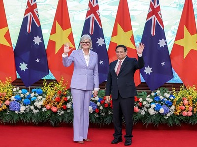 Việt Nam - Australia khẳng định cam kết cùng nhau kiến tạo hòa bình, ổn định, bao trùm và thịnh vượng 
