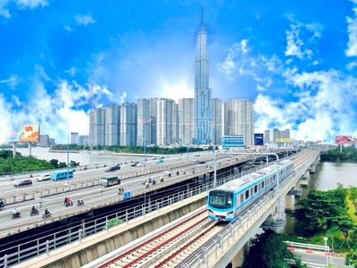 Dự án tuyến Metro số 1 tại TPHCM.