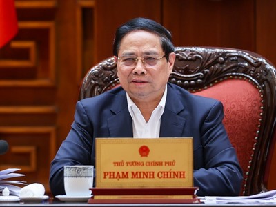 Thủ tướng Phạm Minh Chính chủ trì cuộc họp - Ảnh: VGP/Nhật Bắc