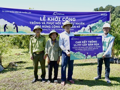 Đây là năm thứ 4 Coteccons đồng hành cùng Quảng Trị triển khai các dự án trồng rừng vì một Việt Nam Xanh