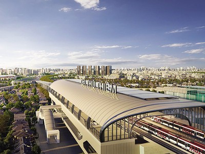 Điều chỉnh Quy hoạch Mạng lưới đường sắt thời kỳ 2021-2030, tầm nhìn 2050 sẽ mở ra cơ hội cho nhiều nhà đầu tư tham gia. Trong ảnh: Ga Thủ Thiêm 