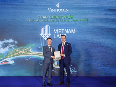 Vietnam Land trở thành Đại lý phân phối chiến lược Vinhomes Green Paradise
