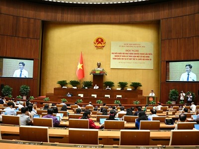 Phiên làm việc chiều 29/9 của các vị đại biểu hoạt động chuyên trách.