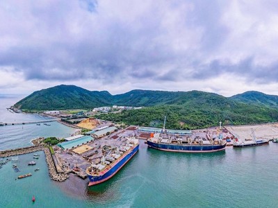 Một góc Khu Kinh tế Vũng Áng - nơi thực hiện dự án. Ảnh: BHT.