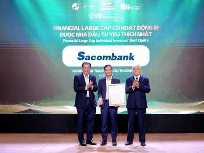 Sacombank (STB) có hoạt động IR được nhà đầu tư yêu thích nhất 2025