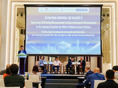Hội thảo quốc tế với chủ đề “Cải thiện công tác đo lường phúc lợi trong bối cảnh thiếu dữ liệu tại các quốc gia đang phát triển nhằm xây dựng các chính sách dựa trên bằng chứng tốt hơn”. 