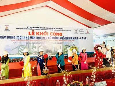 Khởi công xây mới Nhà Văn hóa Phụ nữ TP.HCM 