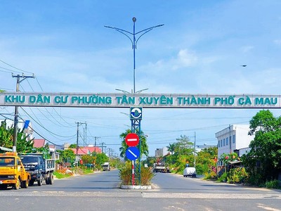 Khu dân cư phường Tân Xuyên, Cà Mau.