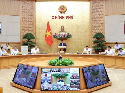 Thủ tướng Phạm Minh Chính chủ trì cuộc họp Chính phủ ngày 5/10. 