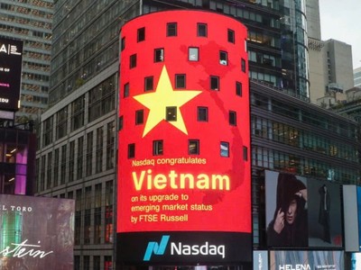 Nasdaq chúc mừng chứng khoán Việt Nam chính thức được nâng hạng 