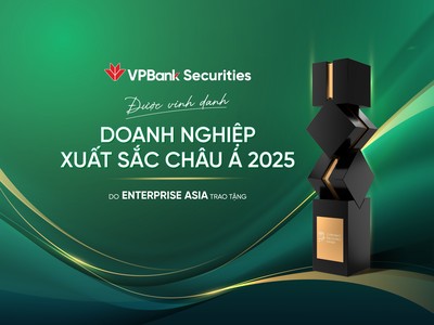 VPBankS được vinh danh “Doanh nghiệp Xuất sắc châu Á 2025” tại giải thưởng APEA