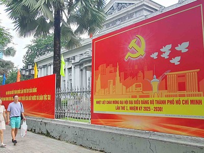 Đại hội Đại biểu Đảng bộ Thành phố lần thứ I, nhiệm kỳ 2025 – 2030 diễn ra trong 3 ngày, từ ngày 13 đến 15/10. Ảnh: Lê Toàn.