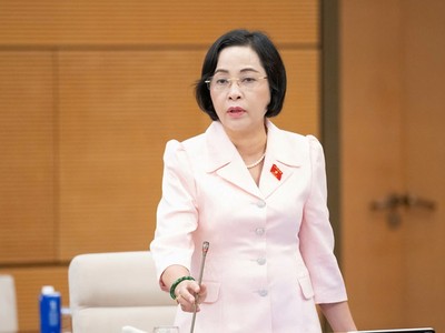 Phó chủ tịch Quốc hội Nguyễn Thị Thanh. 