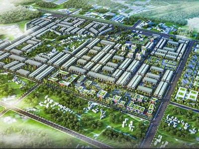 Ảnh phối cảnh Dự án khu đô thị mới Tịnh Phong. 