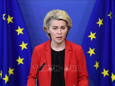 Chủ tịch Ủy ban châu Âu Ursula von der Leyen. Ảnh: AFP/TTXVN 