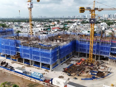 Khải Hoàn Prime ghi nhận tiến độ xây dựng tích cực