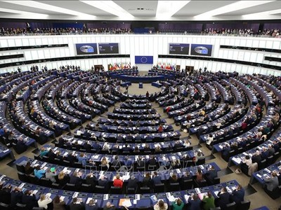 Toàn cảnh một phiên họp Nghị viện châu Âu ở Strasbourg, Pháp. Ảnh: THX/TTXVN