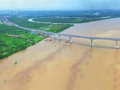 Cầu Nhơn Trạch nối TPHCM và Đồng Nai vừa khánh thành