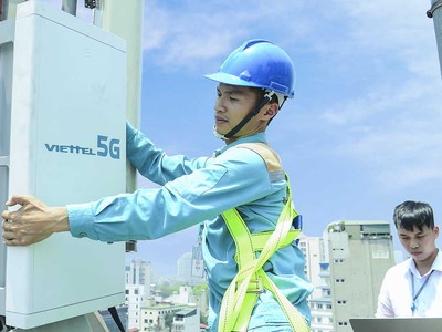 Các nhà mạng đã xây dựng khoảng 14.000 trạm phát sóng 5G trên cả nước. 
