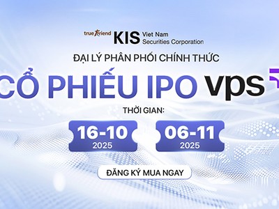 Chứng khoán KIS là đại lý phân phối cổ phiếu IPO của VPS