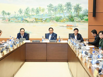 Phiên thảo luận tổ góp ý Dự thảo Văn kiện. Ảnh: N.Y