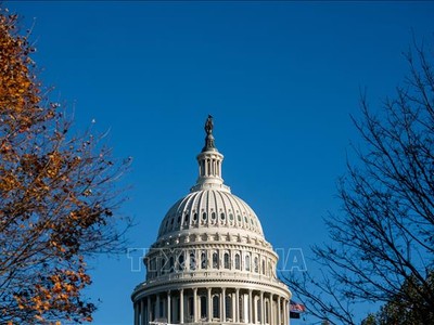 Tòa nhà Quốc hội Mỹ tại Washington, D.C. Ảnh: THX/TTXVN