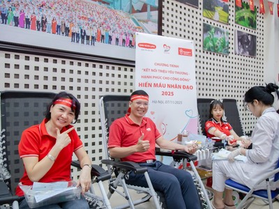 Dai-ichi Life Việt Nam tiếp tục triển khai Chương trình Hiến máu nhân đạo 2025 tại TP. Hà Nội 