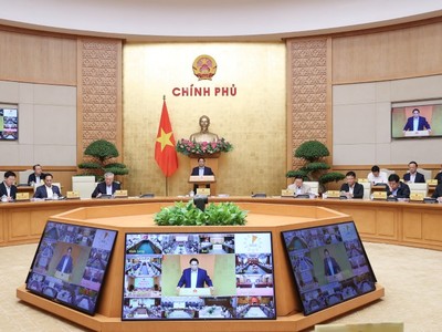 Phiên họp Chính phủ thường kỳ tháng 10/2025. Ảnh: VGP.