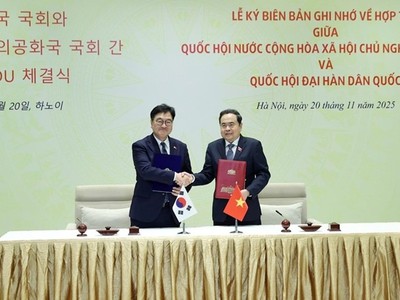 Quốc hội Việt Nam - Hàn Quốc thống nhất nhiều định hướng hợp tác quan trọng 