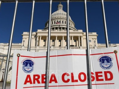 Tòa nhà Quốc hội Mỹ tại Washington, D.C. Ảnh: THX/TTXVN 