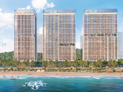 Sun Centro Town sở hữu tầm nhìn “tuyệt đối điện ảnh” hướng vịnh Hạ Long. Ảnh: Sun Property.