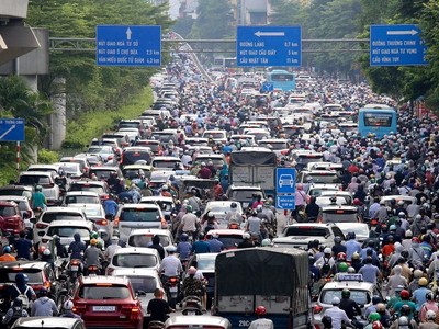 Giao thông Hà Nội. Ảnh minh họa