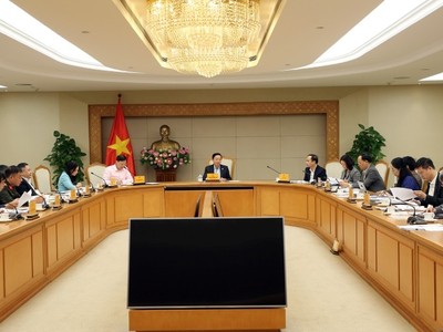 Phó Thủ tướng Trần Hồng Hà chủ trì cuộc họp. Ảnh: VGP.