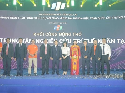 Lễ khởi công động thổ dự án Trung tâm nghiên cứu Trí tuệ nhân tạo AI tại Gia Lai