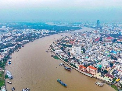 TP. Cần Thơ đặt mục tiêu đến năm 2050 trở thành đô thị sông - biển hiện đại đặc sắc của Đông Nam Á. Ảnh: Nguyễn Thanh Liêm