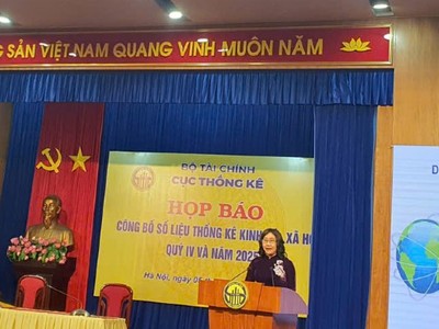 Bà Nguyễn Thị Hương, Cục trưởng Cục Thống kê khẳng định xu thế tích cực của nền kinh tế 