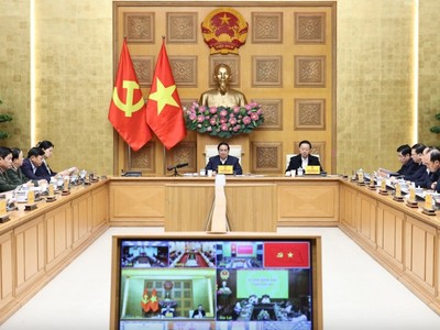 Thủ tướng Phạm Minh Chính chủ trì Hội nghị. Ảnh: VGP.