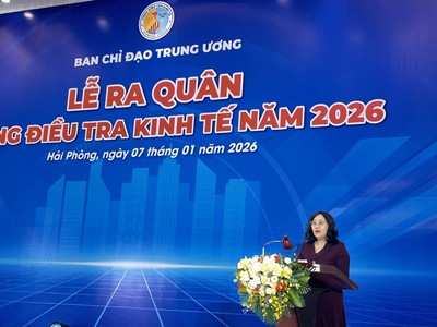 Ra quân Tổng điều tra kinh tế năm 2026 