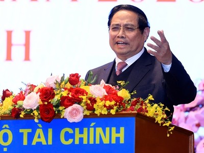 Thủ tướng Phạm Minh Chính phát biểu chỉ đạo hội nghị. Ảnh: Đức Thanh.