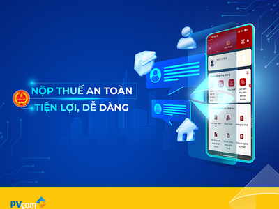 PVcomBank tiên phong mở rộng thanh toán nghĩa vụ tài chính đất đai trực tuyến trên ứng dụng eTax Mobile
