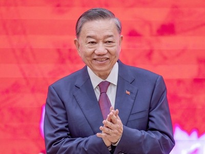 Tổng Bí thư Tô Lâm gửi thư mừng Tổng Bí thư Lào khóa XII Thongloun Sisoulith 