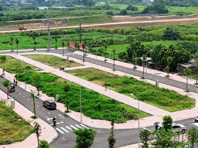 Vị trí khu đất đấu giá nằm trong phân khu D của khu đô thị thể thao Olympic.