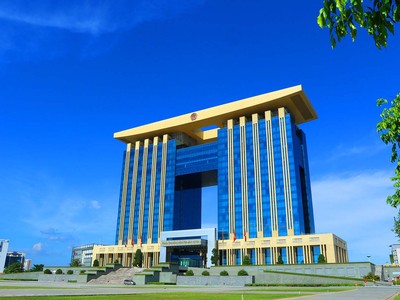 Trung tâm hành chính tỉnh Bình Dương (cũ) được chuyển đổi công năng thành tòa nhà khoa học công nghệ. Ảnh: Lê Toàn.