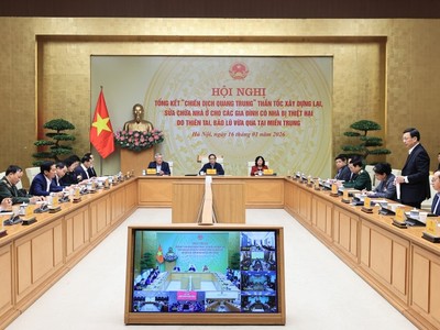 Thủ tướng Phạm Minh Chính chủ trì Hội nghị. Ảnh: VGP