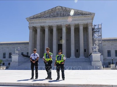 Trụ sở Toà án tối cao Mỹ ở Washington D.C. Ảnh tư liệu: THX/TTXVN