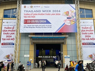 Khai mạc Tuần lễ sản phẩm Thái Lan 2026 tại Hà Nội 