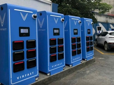 Tủ đổi pin của Vinfast